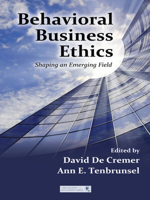 cover image of Behavioral Business Ethics